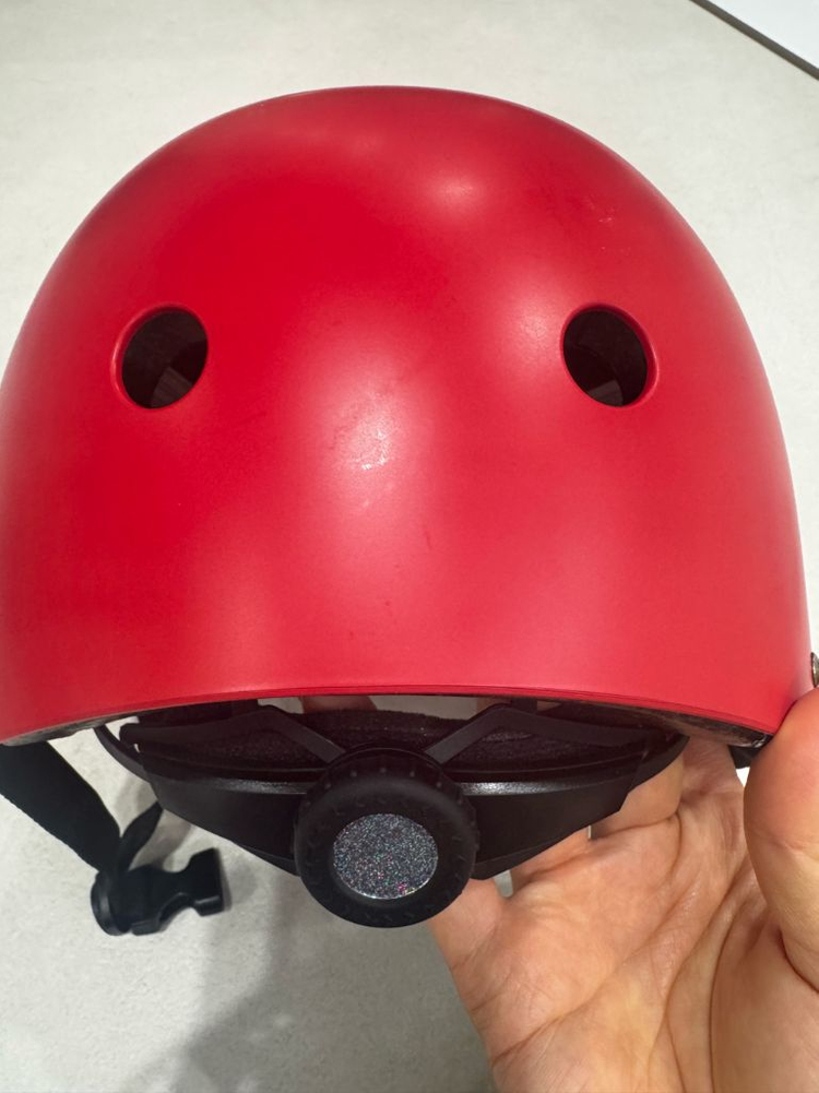 반우드 키즈 자전거 킥보드 헬멧 레드--2