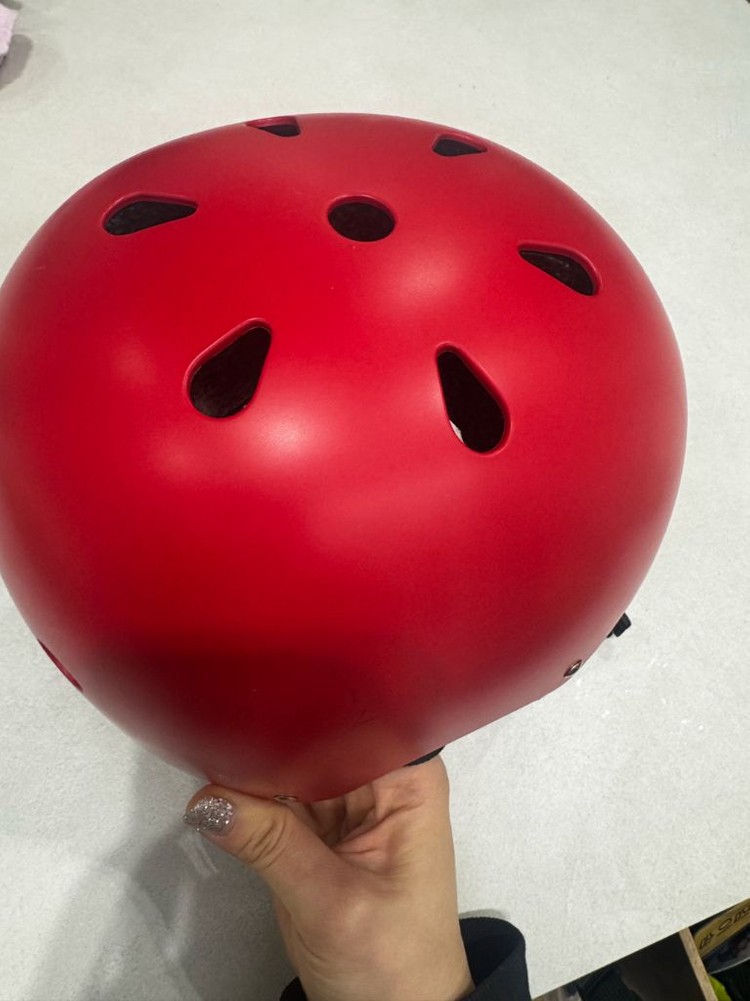 반우드 키즈 자전거 킥보드 헬멧 레드--4