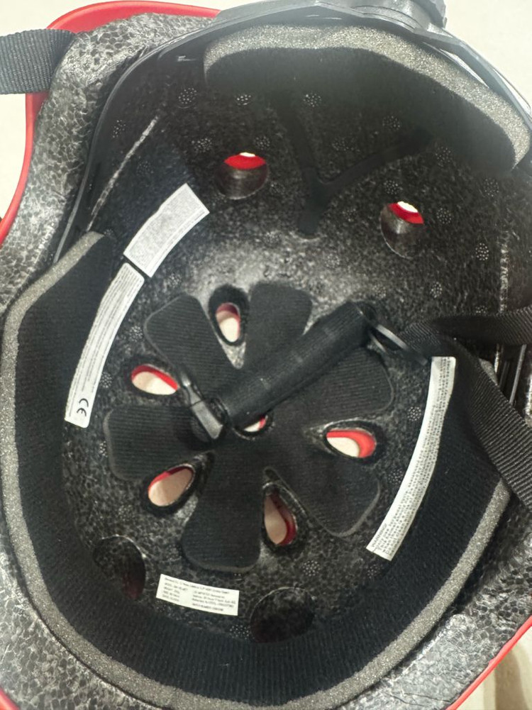 반우드 키즈 자전거 킥보드 헬멧 레드--5