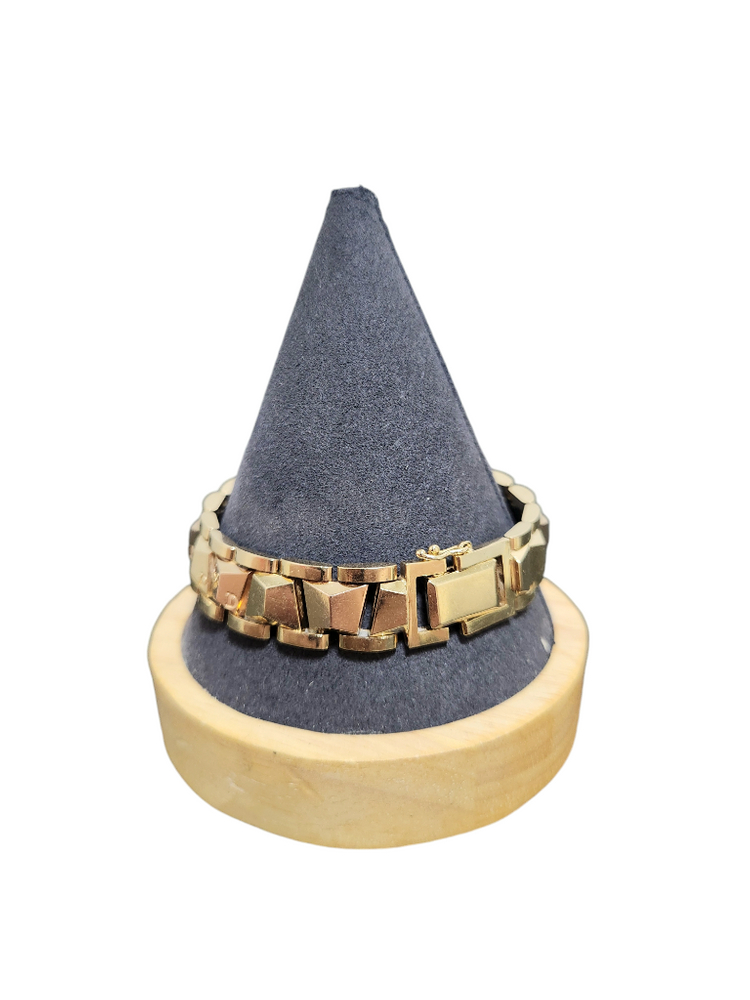 18k체인팔찌,남성팔찌,할로우팔찌,부산금팔찌--1