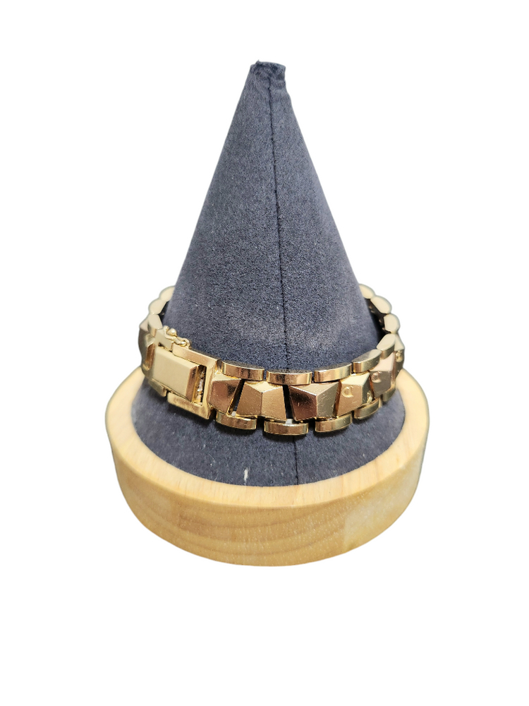 18k체인팔찌,남성팔찌,할로우팔찌,부산금팔찌--2