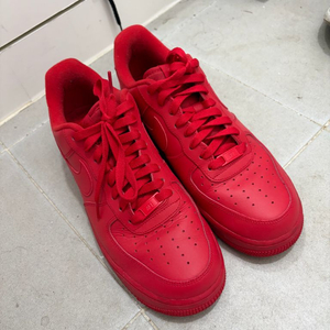 에어포스1 로우 레드 운동화(270) 이미지