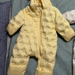 아가방 레베무봉제 다운 우주복 80(옐로우)
