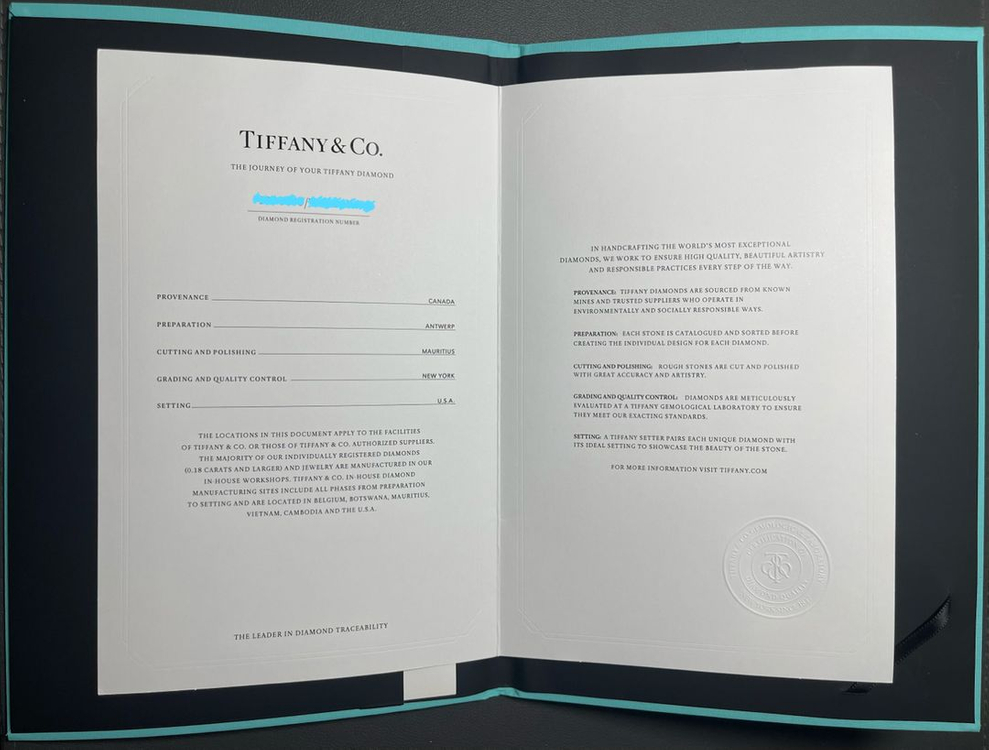 티파니 웨딩링, 프로포즈링, 0.30캐럿 다이아 반지 VVS1 등급--5