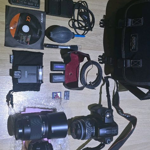 소니 알파230 DSLR 카메라 세트팜 이미지