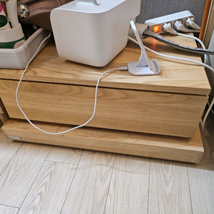 장인가구 원목 협탁서랍장