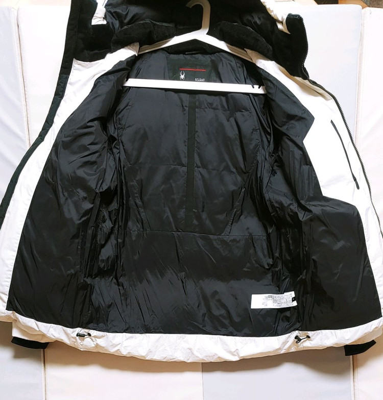 [L] 스파이더 덕다운 패딩점퍼 화이트1482--1