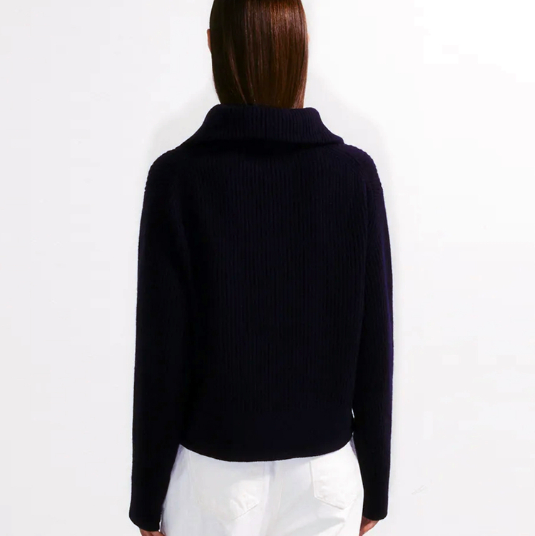 노티아(NOTIA) 캐시미어 하프집업 니트 프리사이즈 새상품--3