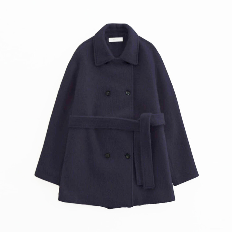 베뉴엣(BENUET) 다크네이비 밀란 코트 프리사이즈 새상품--1