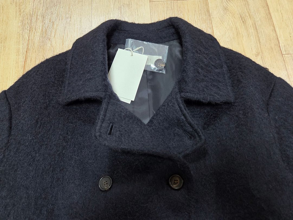 베뉴엣(BENUET) 다크네이비 밀란 코트 프리사이즈 새상품--6