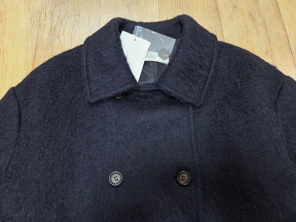 베뉴엣(BENUET) 다크네이비 밀란 코트 프리사이즈 새상품--5