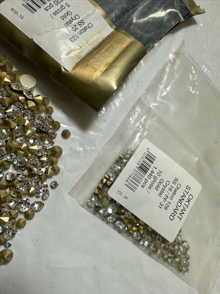 옥탄트(OKTANT) 정품 크리스탈 큐빅 스톤 일괄--2