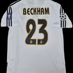 03 04 레알마드리드 베컴 유니폼 L 레플리카