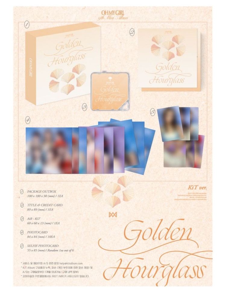 오마이걸 kit앨범, 포카앨범 2종 이미지