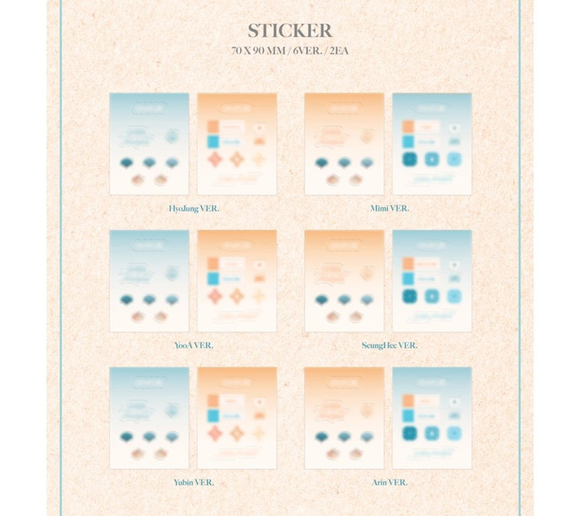 오마이걸 kit앨범, 포카앨범 2종 이미지