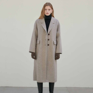 닐바이피(NILBY P) 캐시울 핸드메이드 코트 프리사이즈