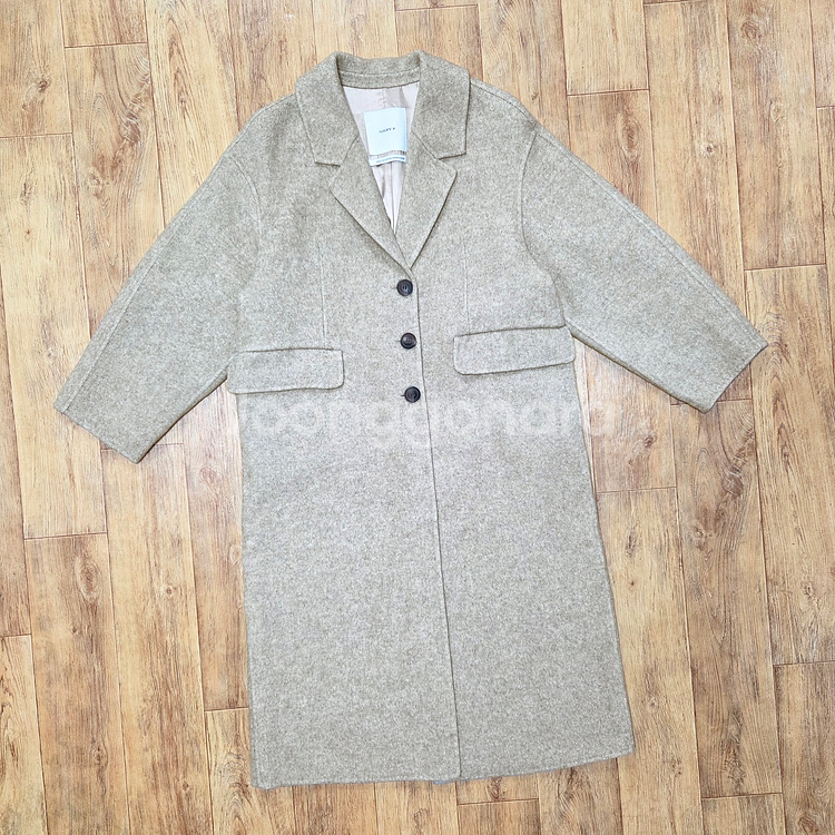 닐바이피(NILBY P) 캐시울 핸드메이드 코트 프리사이즈--4