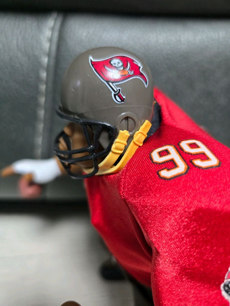 NFL 레전드 수비수 브라이언 얼라커 & 워렌 샙 모형 일괄--4