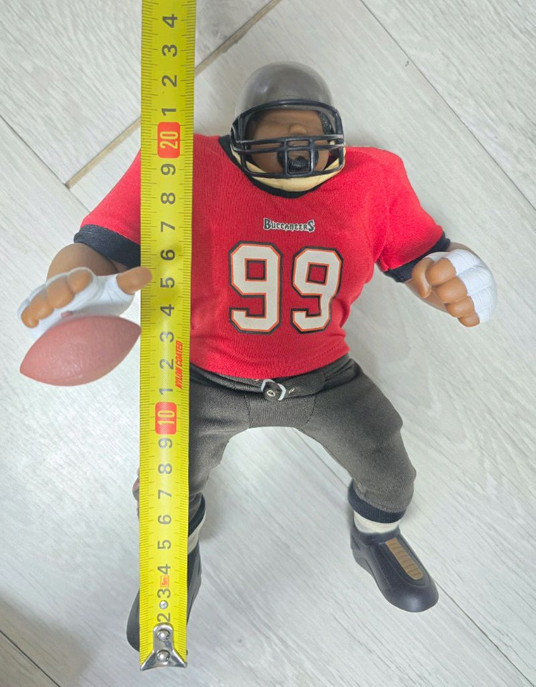 NFL 레전드 수비수 브라이언 얼라커 & 워렌 샙 모형 일괄--9