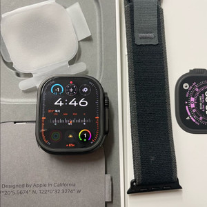 애플워치 울트라3 블랙 SSS급