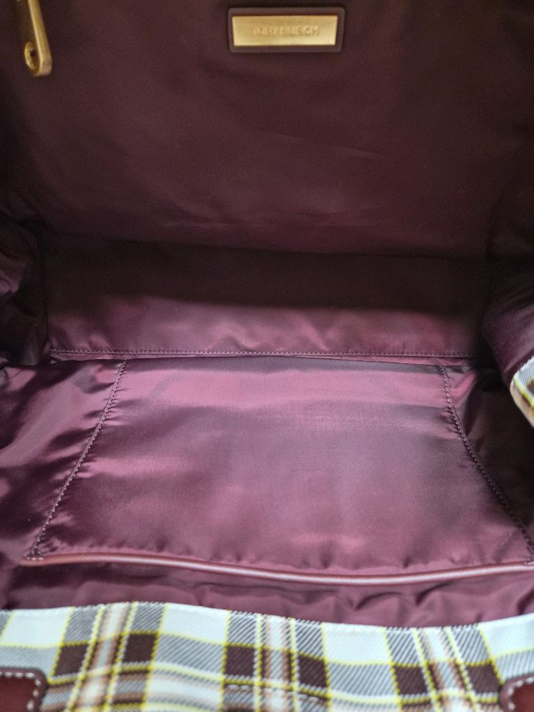 토리버치 숄더토트 엘라플레이드--3