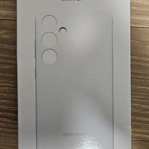 삼성 정품 S24+ 실리콘 케이스 화이트