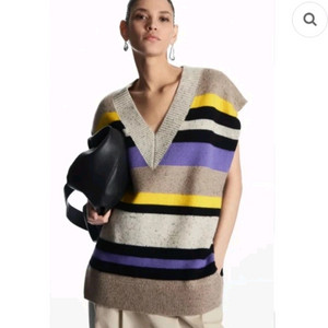 코스 COS 순모 100% 베스트 조끼 M