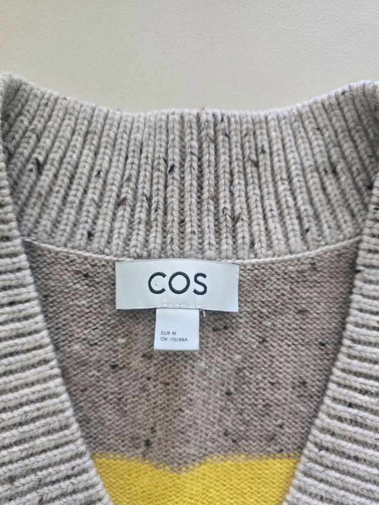 코스 COS 순모 100% 베스트 조끼 M--3