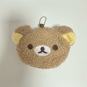 (새상품) 리락쿠마 뽀글이 동전지갑 미니파우치 인형 키링