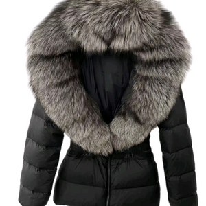 최고급 폭스퍼 블랙 다운 패딩점퍼(새상품)