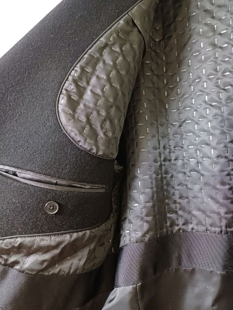 남성 모직블랙코트100 앤드지--4