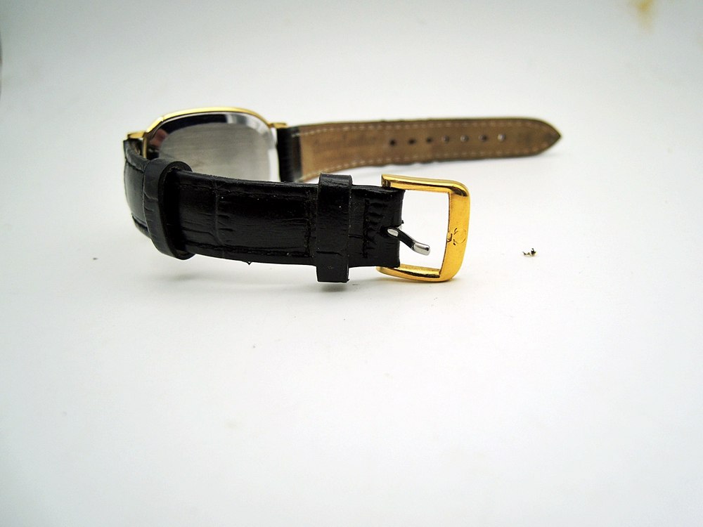 오메가 금장 여성용 수동 이미지