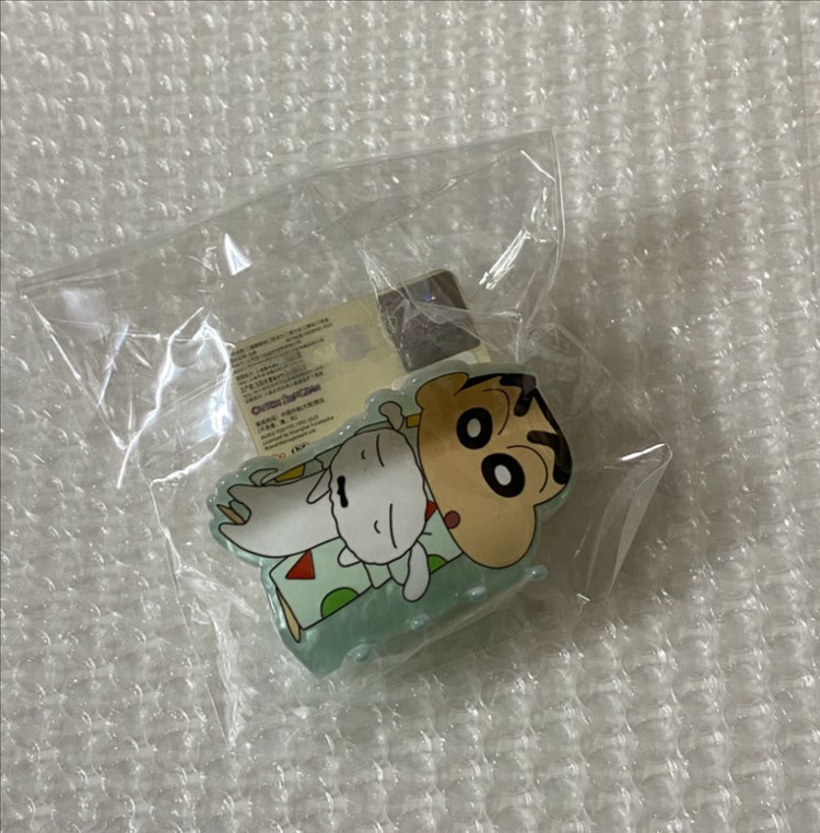 캐릭터 헤어 집게핀(레오파드 호피 헬로키티, 짱구) 이미지