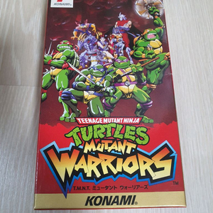 SFC 슈퍼패미컴 TMNT 닌자거북이 뮤턴트 워리어 소장급 중고A급 이미지