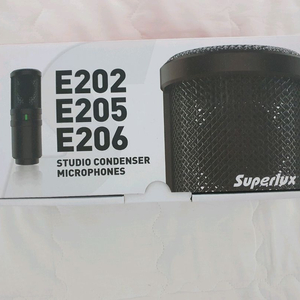 Superlux E205 콘덴서마이크 미사용신품 팝니다 슈퍼럭스 수퍼럭스