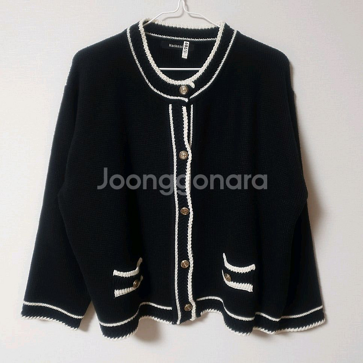 하케쉬 코코라인 니트 가디건 블랙 트위드 자켓 / 트위 리엘 언에디트 엽페 논로컬 드파운드 메이비베이비 룩캐스트--6