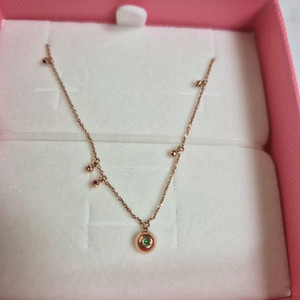 디디에두보 14k 로즈골드 목걸이