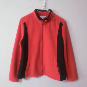 크로커다일 레이디 보아 플리스 집업 핑크 코랄 후리스