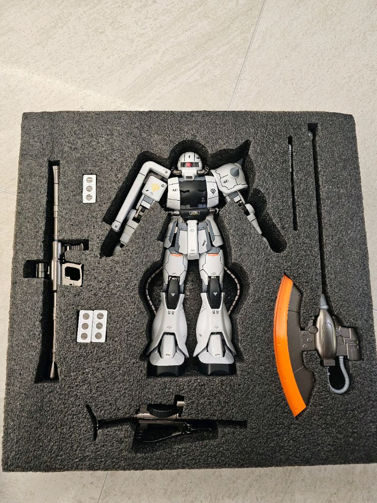 1/72 ACE 화이트오거 자쿠 게선판 합금완성품--1