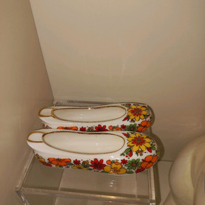 행남사 도자기 플라워 장식화,도자기소품,행남사 꽃신 장