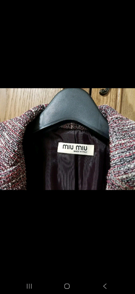 미우미우 우아한 트위드--2