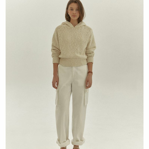 샵엠 하바 코튼 후디 니트 이미지