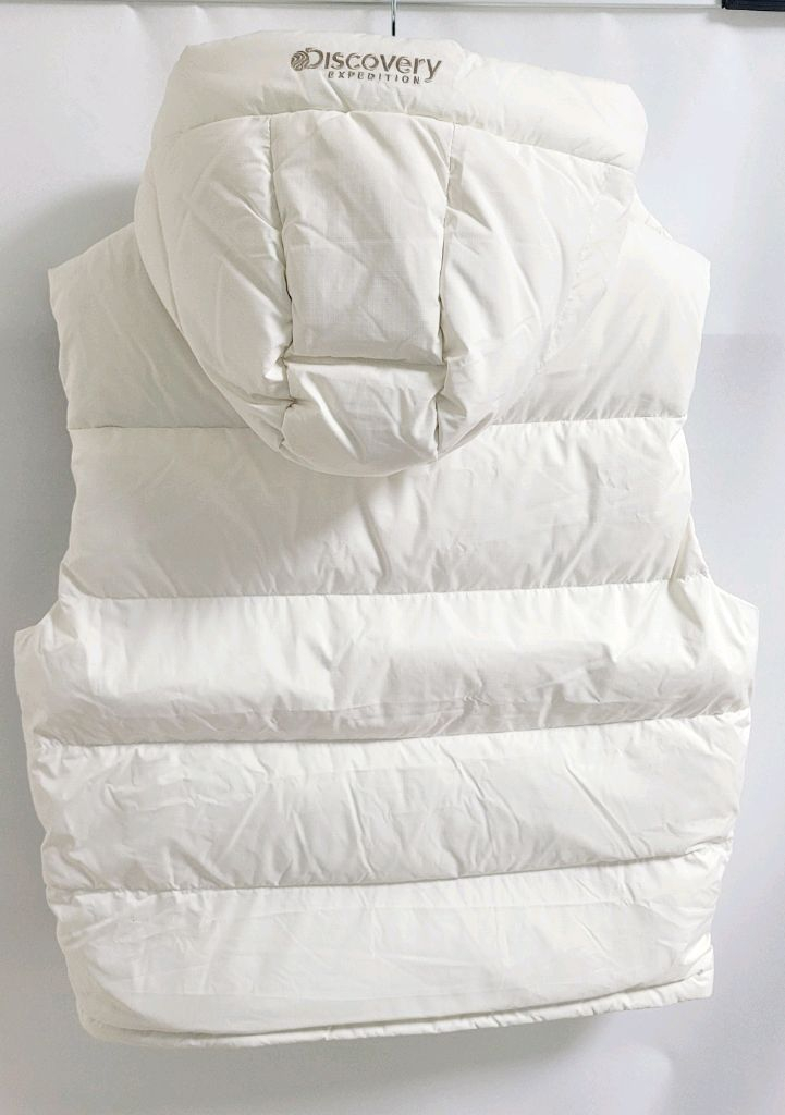 새상품)디스커버리 덕다운 패딩조끼 90--9