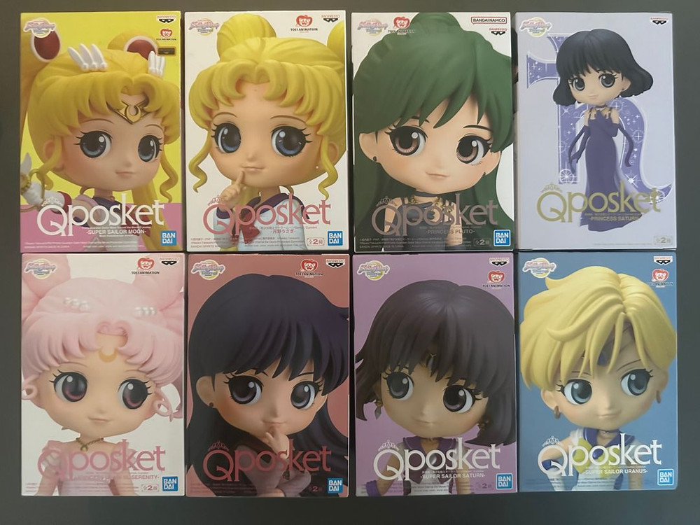 1. 정품 미개봉 큐포스켓 등 피규어--3