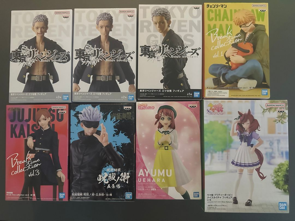 2. 정품 미개봉 드래곤볼, 주술회전, 미소녀 등--0