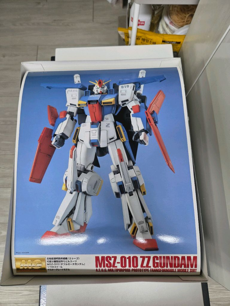 반다이 MG ZZ 건담 프라모델 (미개봉새상품)--4