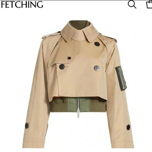 사카이 트렌치 보머 재킷 SACAI 자켓 이미지