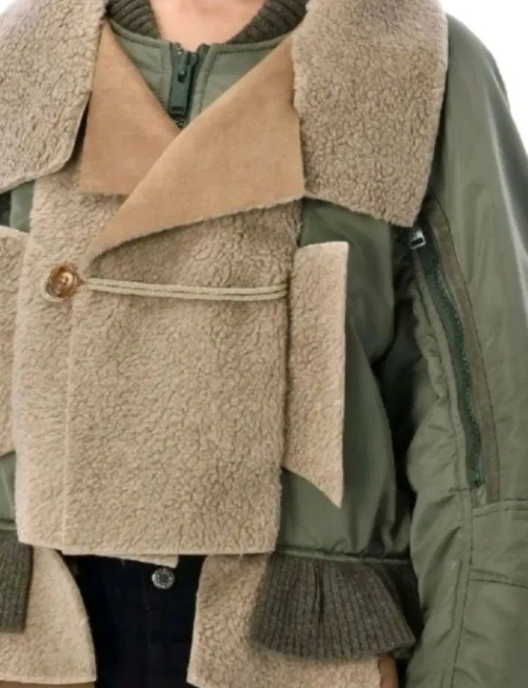 언더커버 봄버 자켓 에크루 이미지