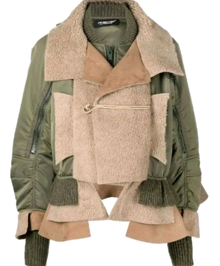 언더커버 봄버 자켓 에크루 이미지