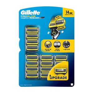 질레트 프로쉴드 면도날 14개 이미지
